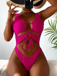 Custom High Quality Sexy Plus Size Black One Piece Bikini Beachwear Swimsuit Women Conservative Skirt Swimwear Bathing Suits