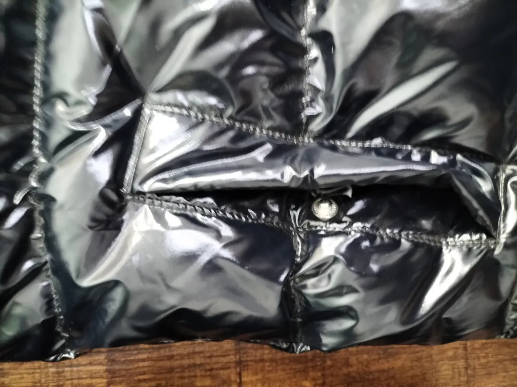 Hooded Puffer Coat Men Padded Fake Down Jacket for Winter