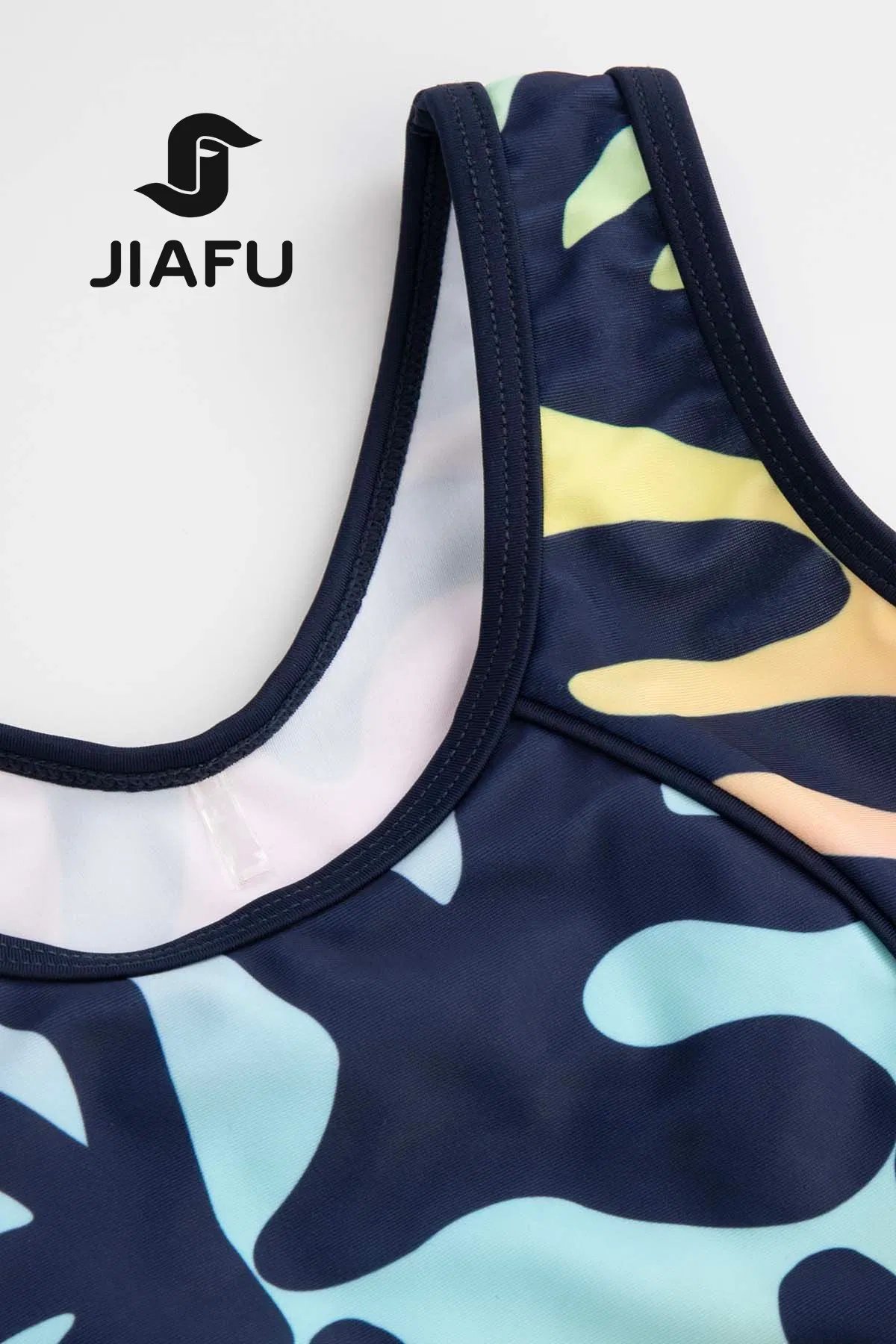 Fashion Wholesale Summer UV Protection Sexy Print One-Piece Teen Girl Swimwear