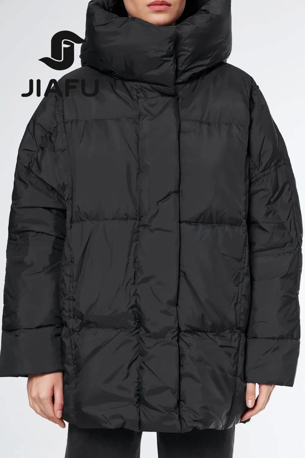 Fashion Women Customized Light Weight Quilting Padding Puffer Duck Down Winter Coat