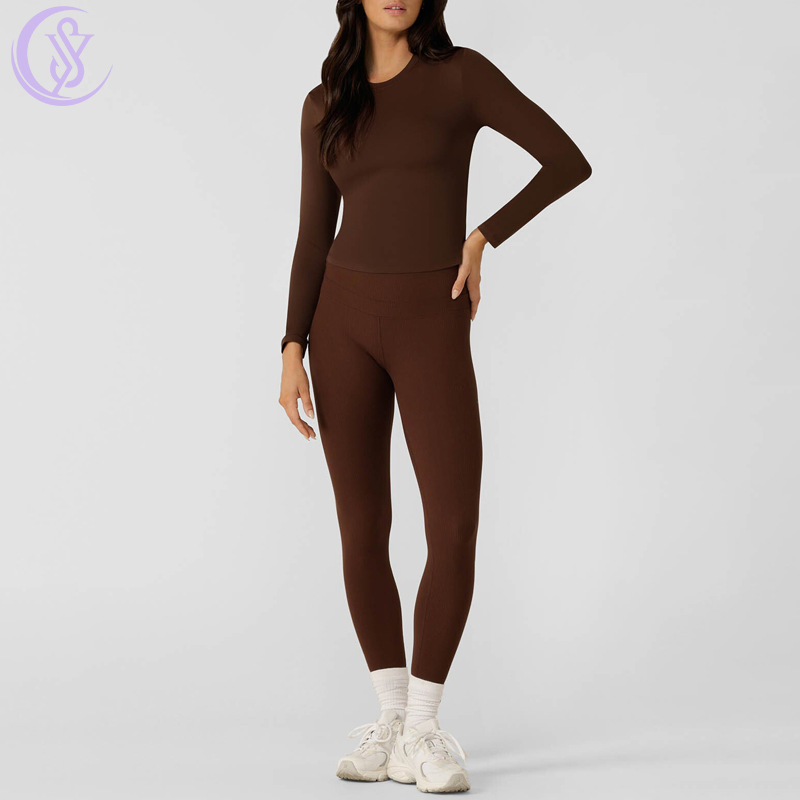 Plus Size Women′ S Quick-Dry Thermal Pullover Fleece Tops Slim Fit Athletic Fleece Lining Winter Running Warm Base Layer Long Sleeve Sportswear