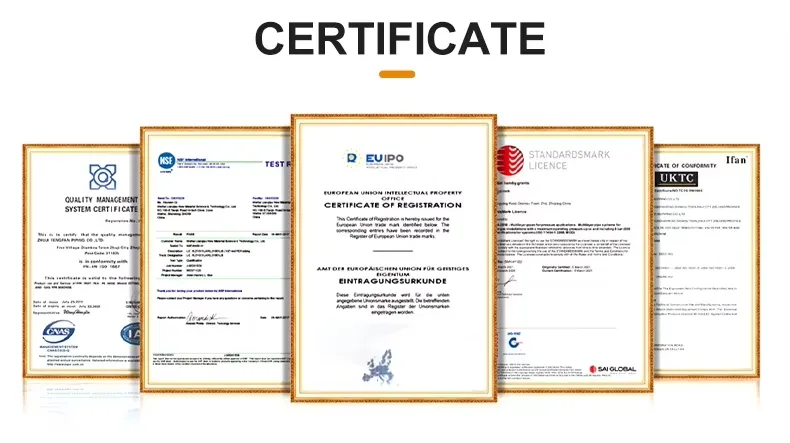 Quality Certifications
