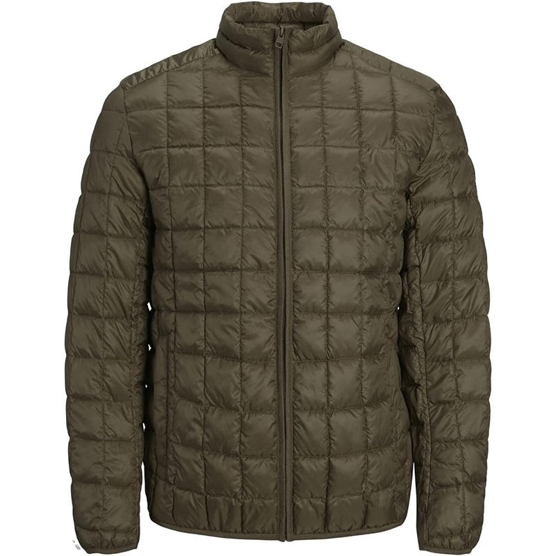 Winter Lightweight Water Resistant Bomber Puffer Men's Plus Size Jackets Quilted Insulated Outerwear