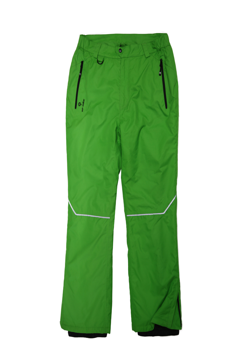 Mens Outdoor Snow Ski Pants Waterproof Hiking Insulated Pants Snowboard Zipper Bottom Leg