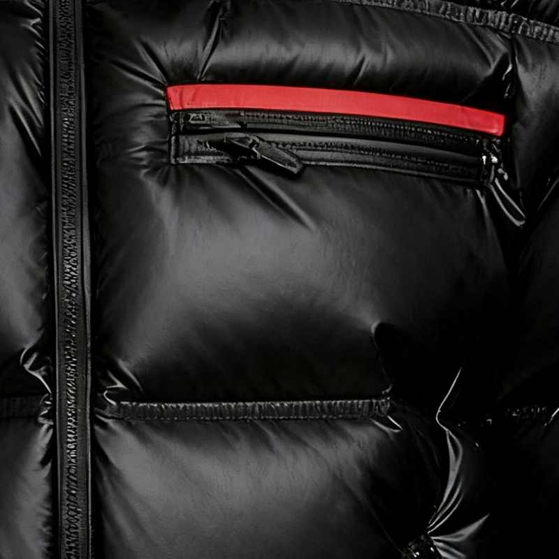 Conmr European Men's Warm Hooded Puffer Down Jacket