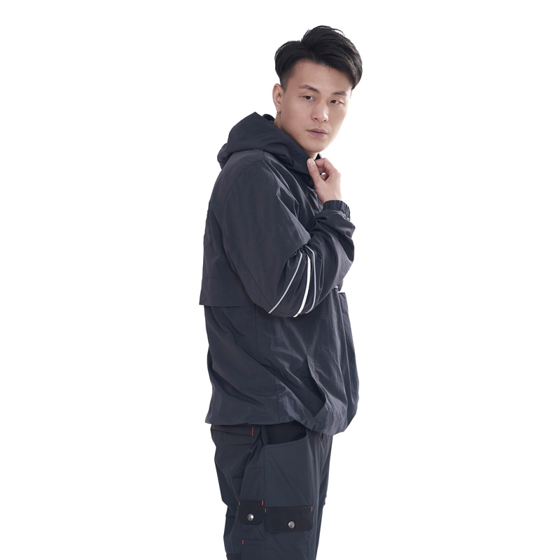Men's Jacket Fashion Sports Handsome Outdoor Coat Hooded Breathable Top Jacket