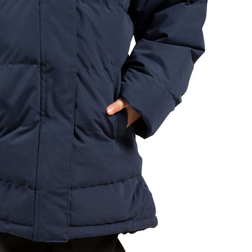 Kids Water Resistant Long Padded Jacket Unique