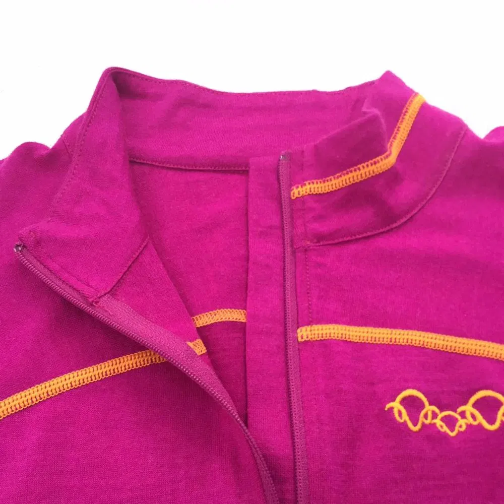 Outdoor Women′ S Merino Wool Base Layer Shirt Quater Zip Sprots Wear