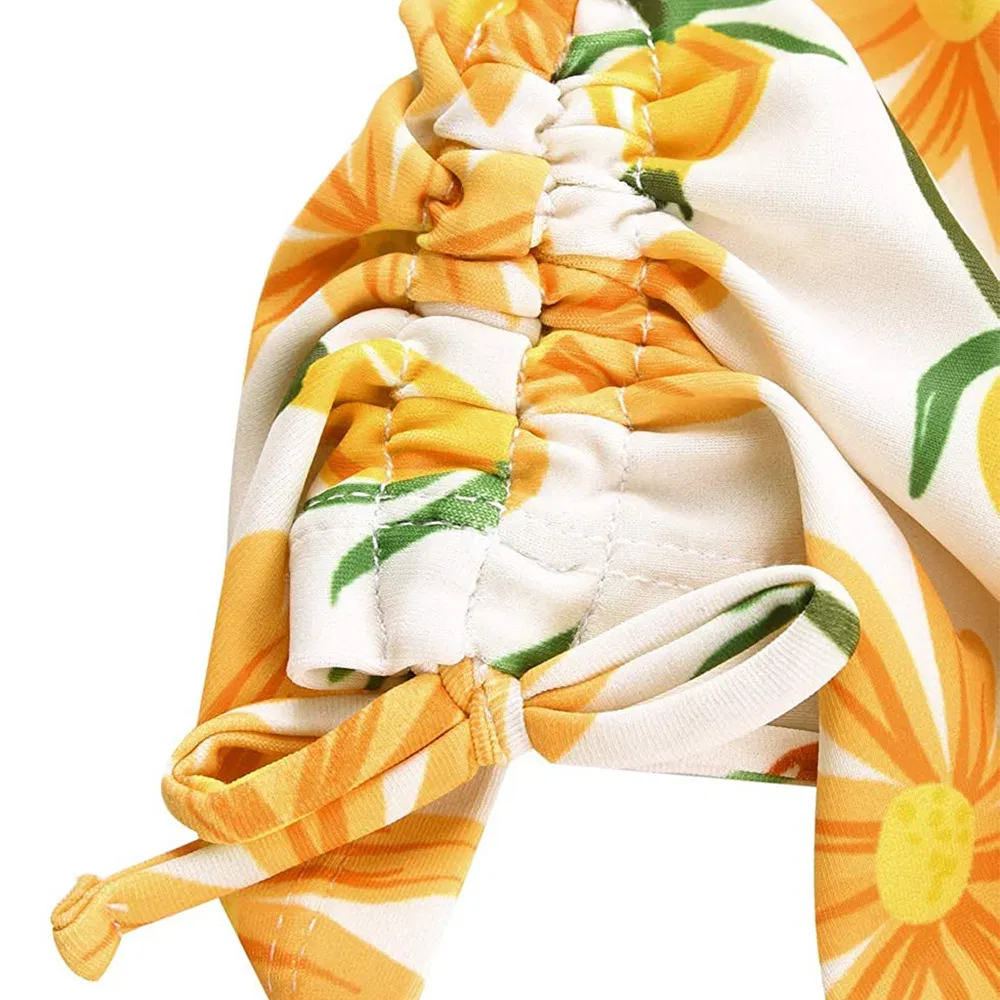 Girls Two Pieces Set Upf 50+ UV Protective Swimwear Beach Bathing Suit