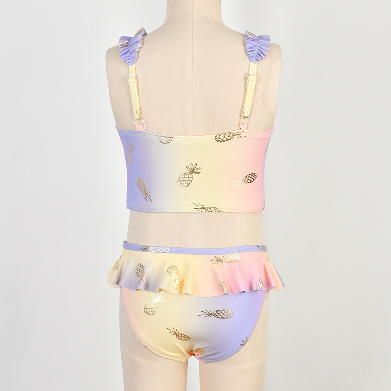 Shoulder Strap Ecofriendly Beachwear Children Bathing Suit Kids UV Protection Swimwear