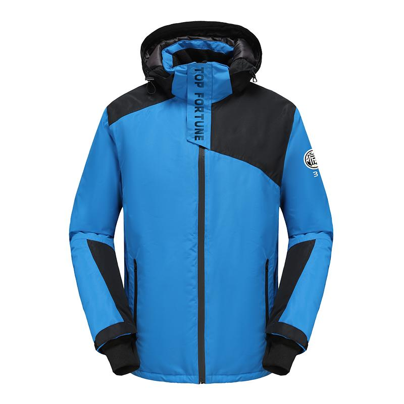 Custom Logo Outdoor Sports Mountain Waterproof Windbreaker Warm Shell Rain Men Winter Snowboard Ski Jacket