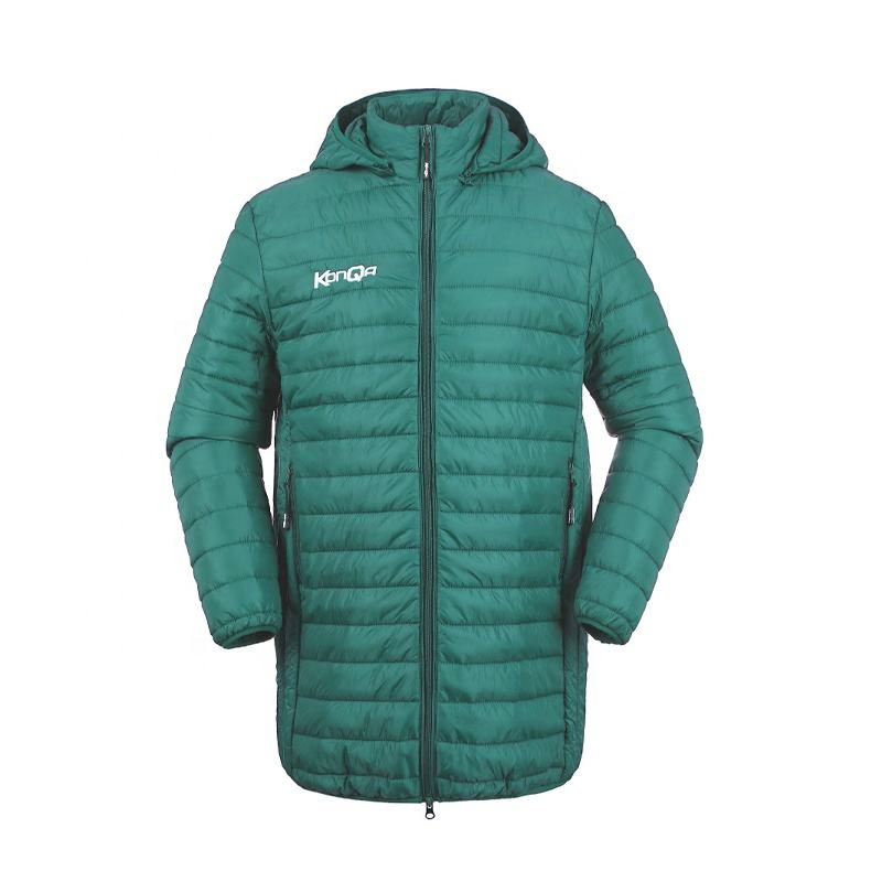 Outdoor Light Warm Duck Feather Custom Logo Nylon Black Hooded Winter Bubble Puff Filled Down Puffer Jackets for Men