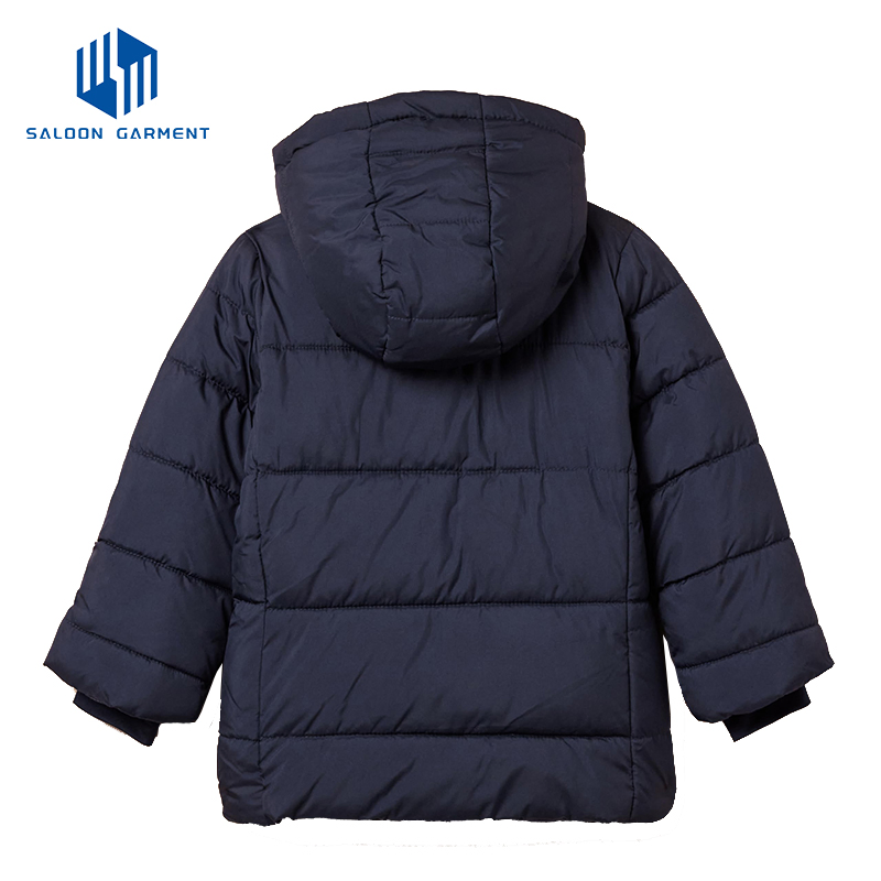 Hot Sale Customized Winter Water Resistant Winter Polyester Padded Boys Ski Jacket