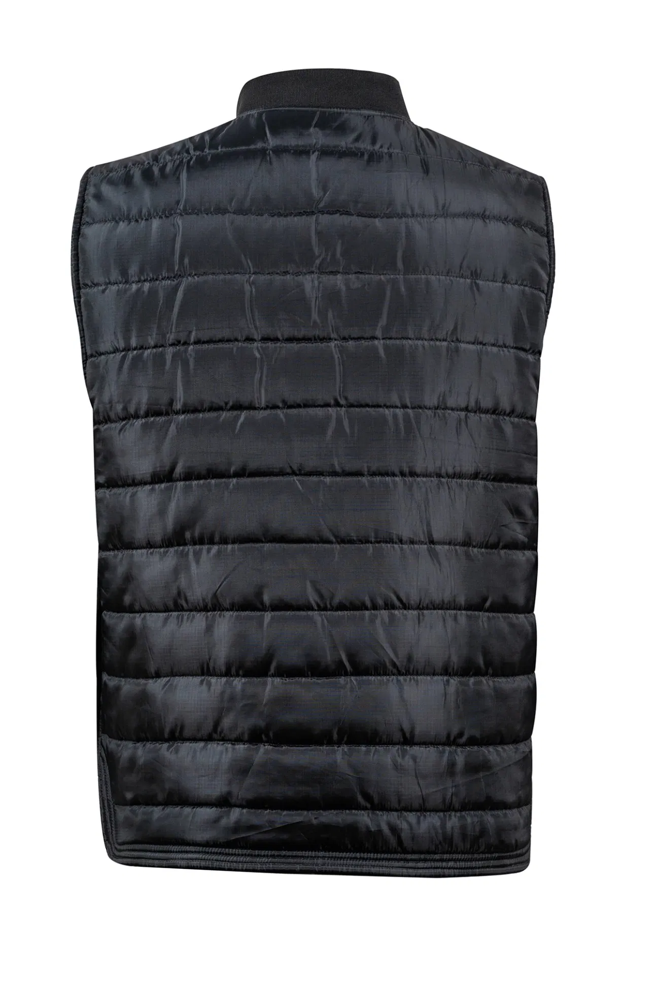 Custom Winter Insulated Warm Stand Collar Zipper Outerwear Sports Workwear Padded Vest Men