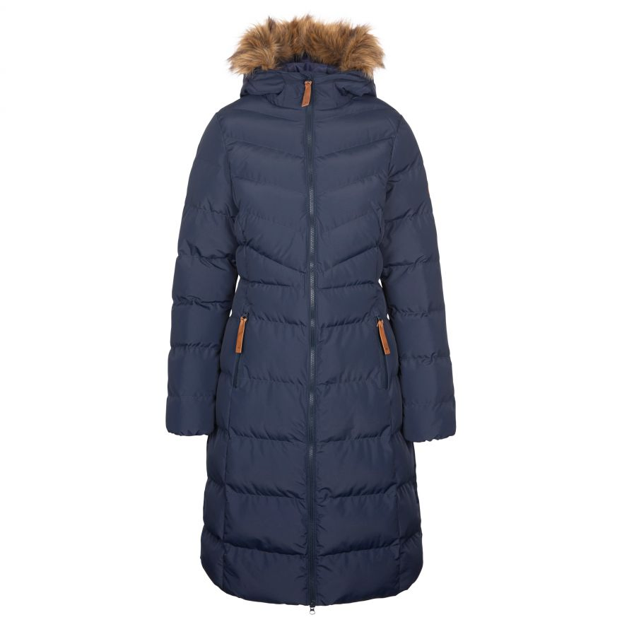 Winter Women's Polyester Fashion Padding Keep Warm Filling Jacket Fake Down Coat