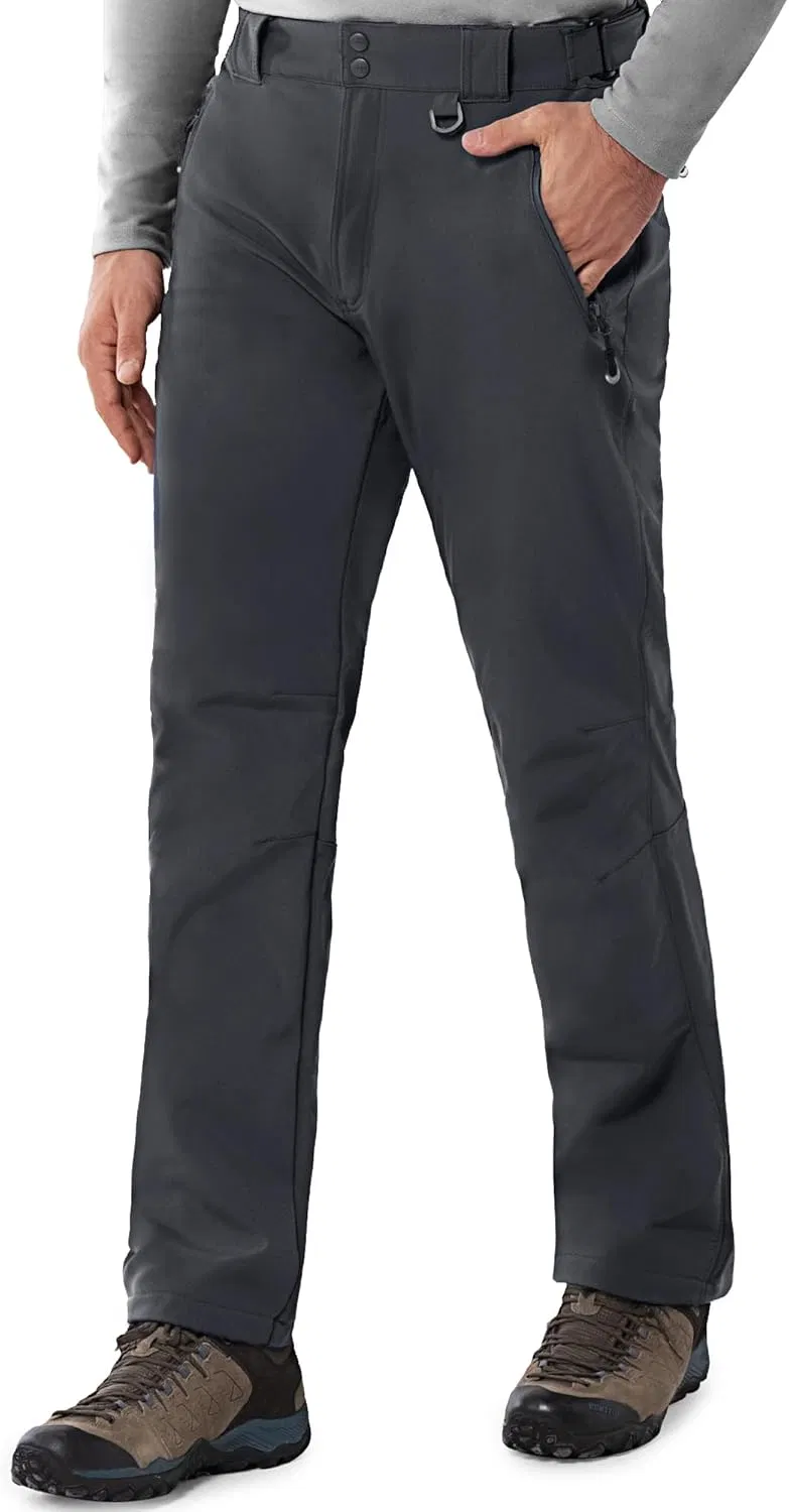 Men's Thermal Waterproof Ski Pants - Insulated Fleece Lined Snowboard Trousers (Bulk Order)