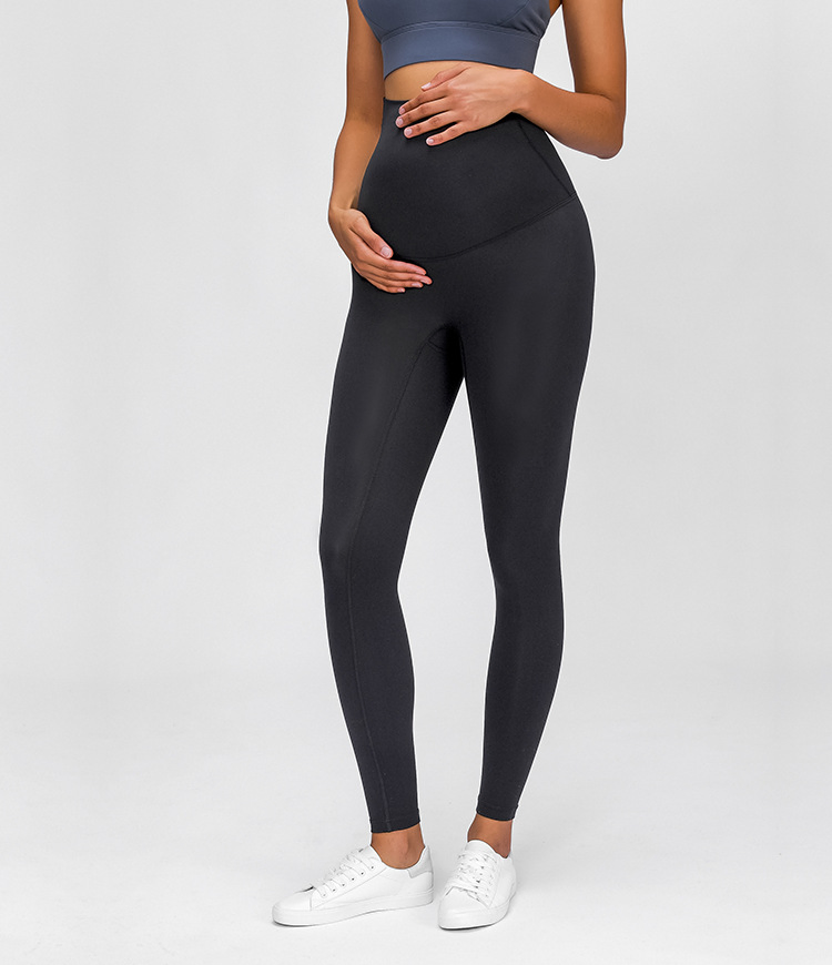 High Waist Environmentally Friendly Gym Wear Seamless Comfortable Yoga Leggings for Pregnant Women