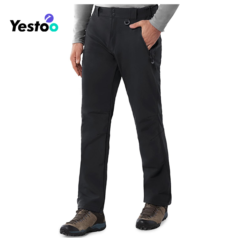 Men's Thermal Waterproof Ski Pants - Insulated Fleece Lined Snowboard Trousers (Bulk Order)