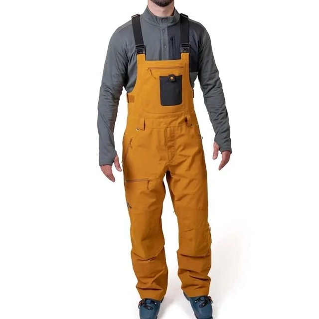 Conmr Men's Waterproof Ski Bib Pants Insulated Snowboard Overalls with Adjustable Straps