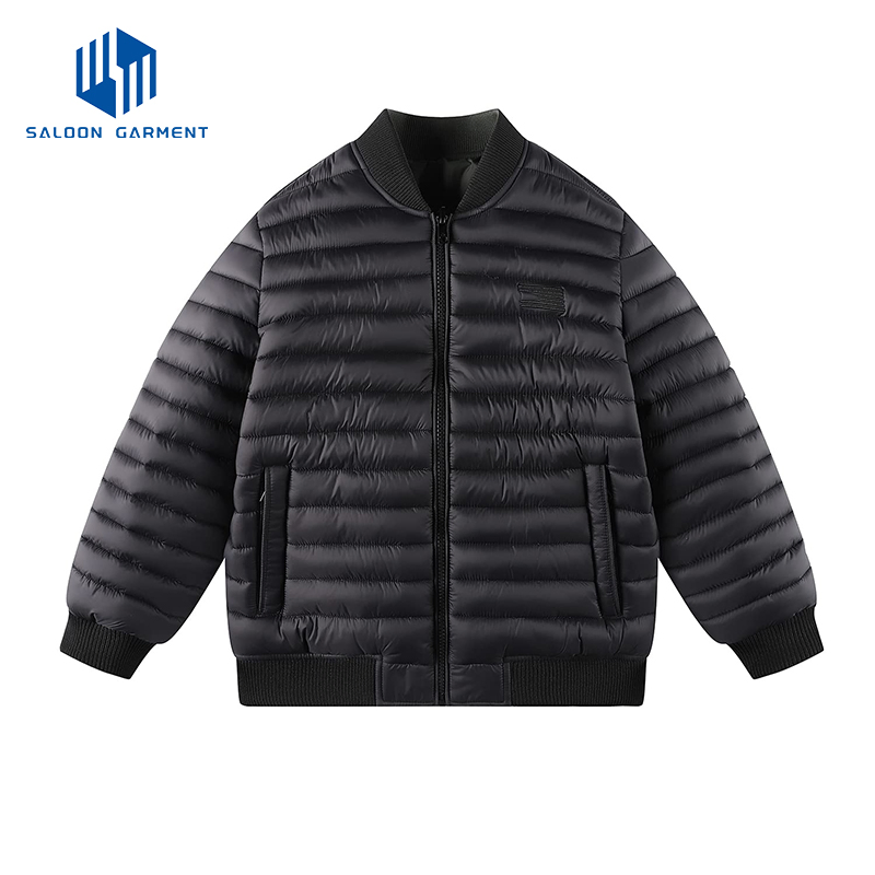 High Quality Men's Water Resistant Outerwear Winter Padded Coat Warm Quilted Jacket