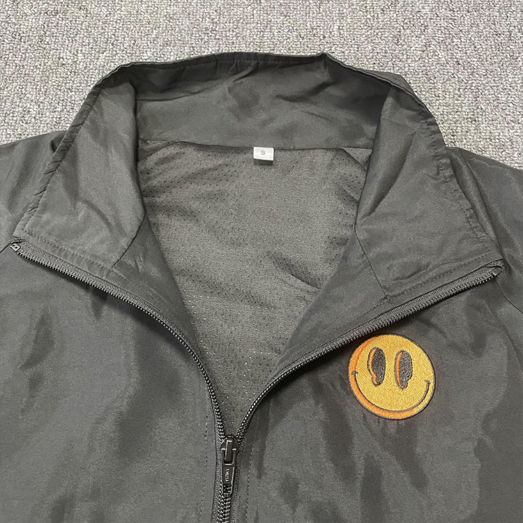 Custom Outdoor Woven Sports Jacket Men's Zippered Quick Drying Breathable Jacket