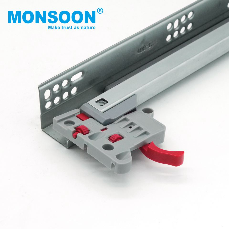 Kitchen Drawer Guide Heavy Load Storage Steel Plated 400mm Legrabox Under Mounted Drawer Slide System for Furniture Cabinet