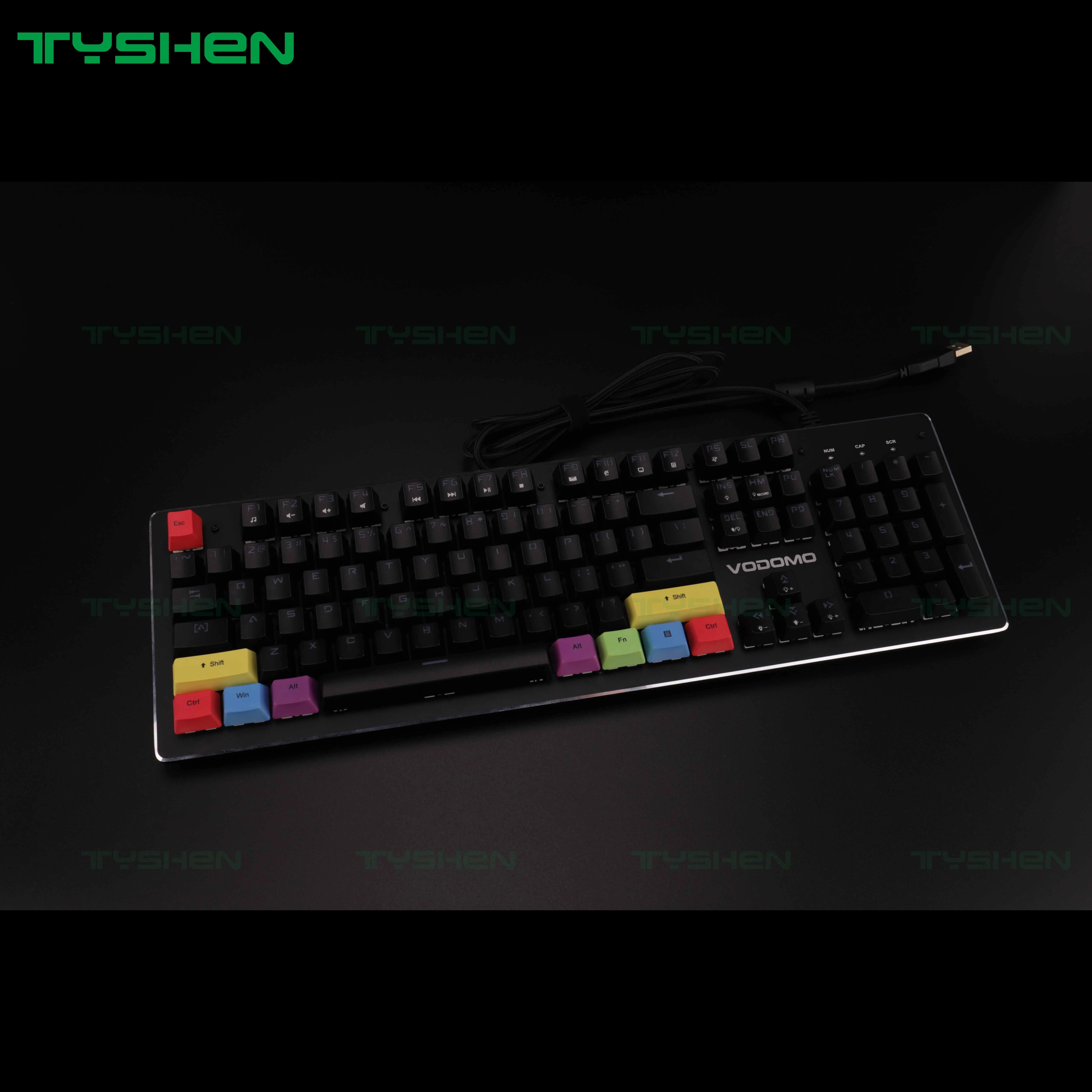 ESC/Shift/Control/Win/Alt/Fn PBT Material Key Cap for Replacement, Total 10 Keys