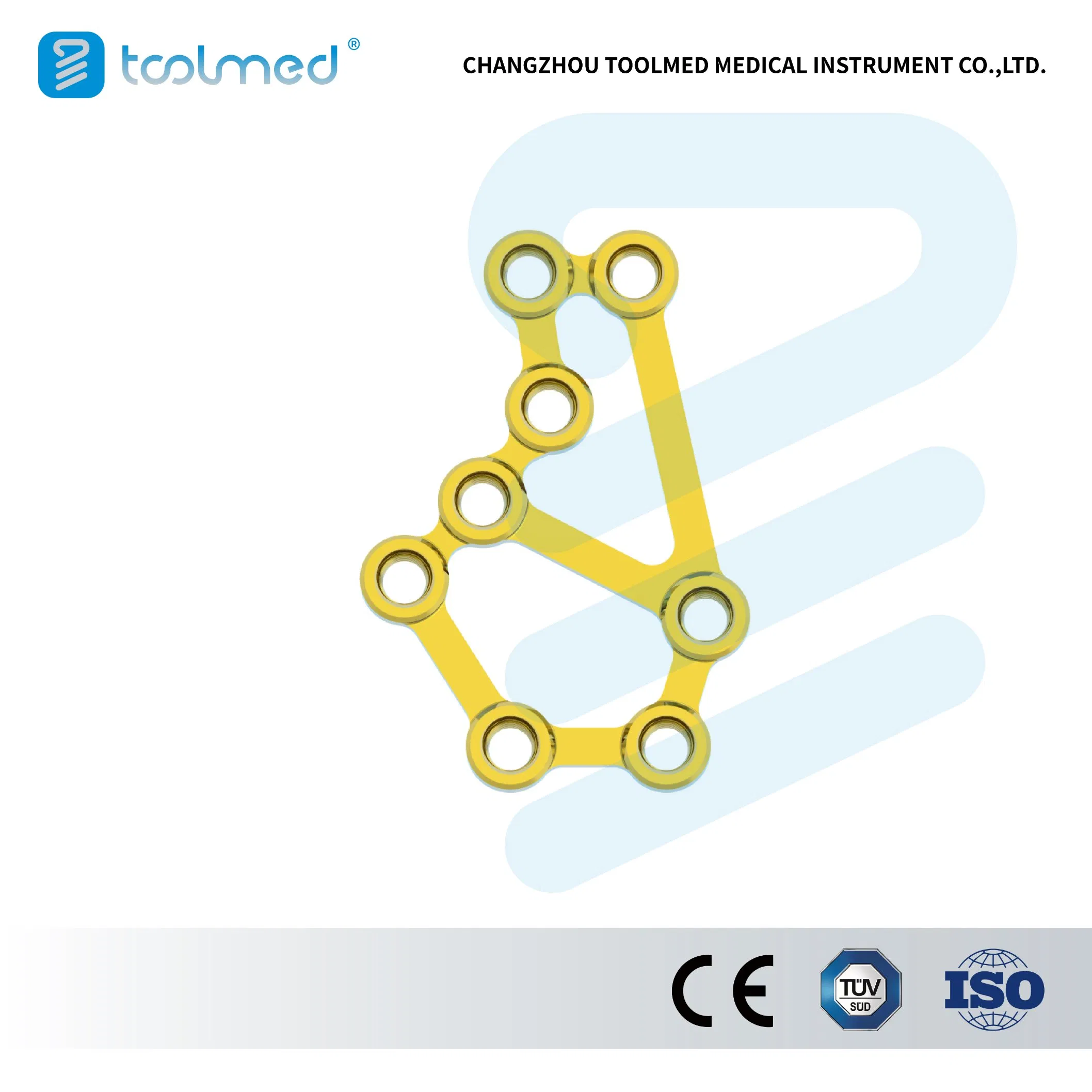 Manufacturer Supply Locking Plate of Orthopedic Trauma Fixation System Titanium Surgical Implants, Calcaneal Plate VIII