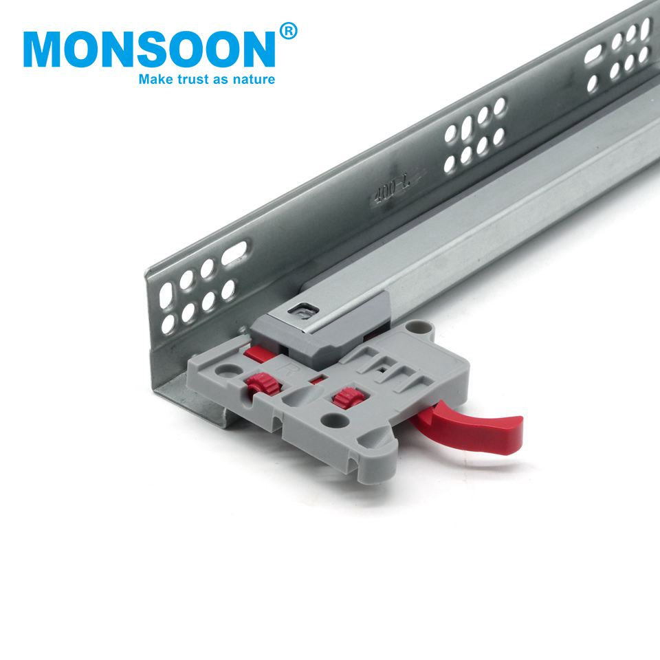 Kitchen Drawer Guide Heavy Load Storage Steel Plated Legrabox Under Mounted Drawer Slide System