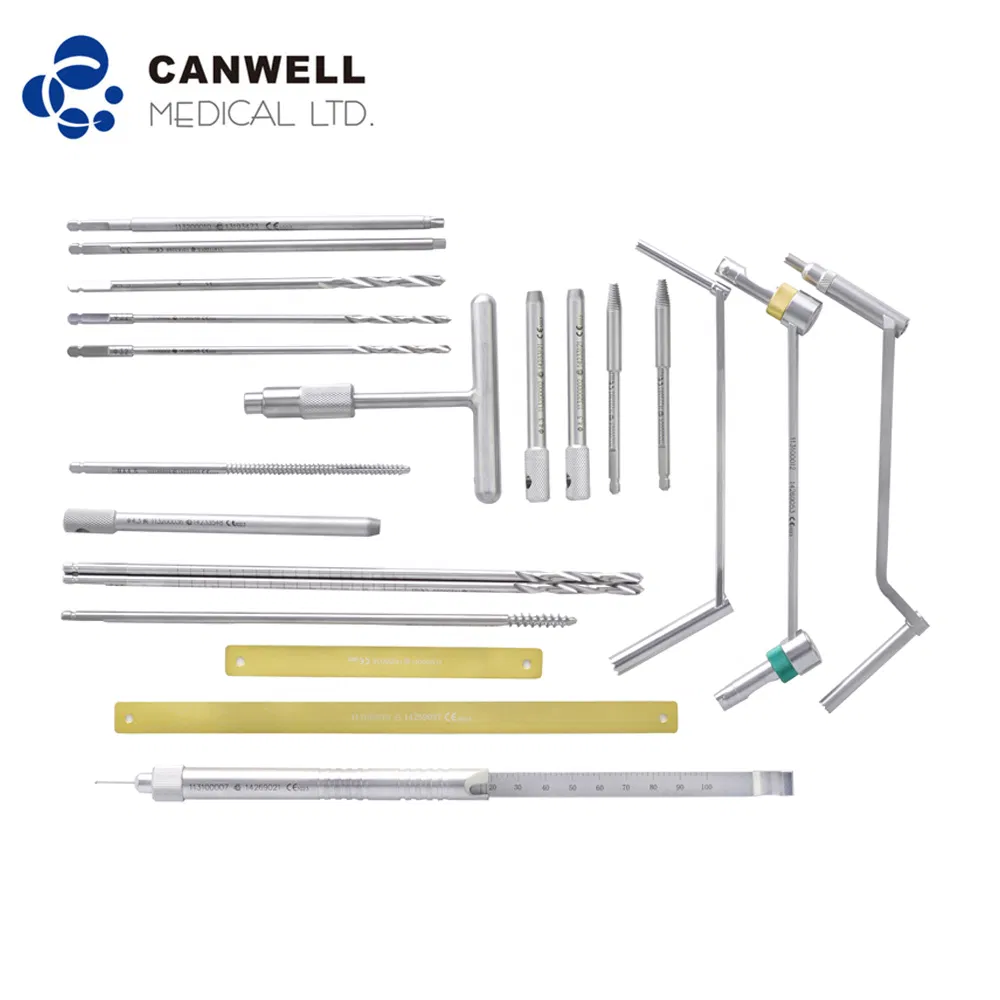 Canwell Tibial Orthopedic Implants Titanium Proximal Middle Tibial Locking Plate