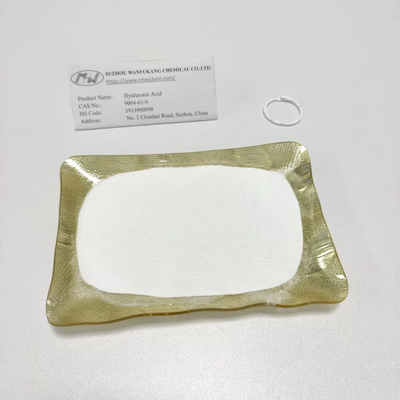 China Sterile Hyaluronic Acid Powder for Ophthalmic Use CAS No. 9004-61-9 Company, Exporters