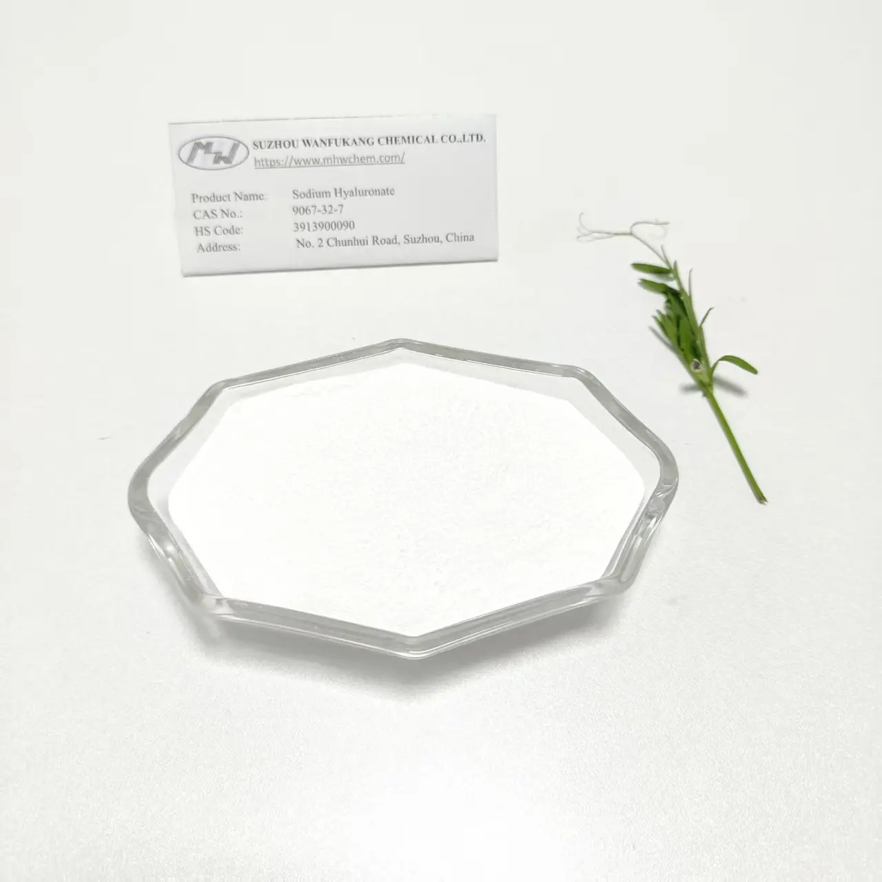 High-Quality Safety Injection Grade Sodium Hyaluronate Powder Low Endotoxin Suppliers, Factory