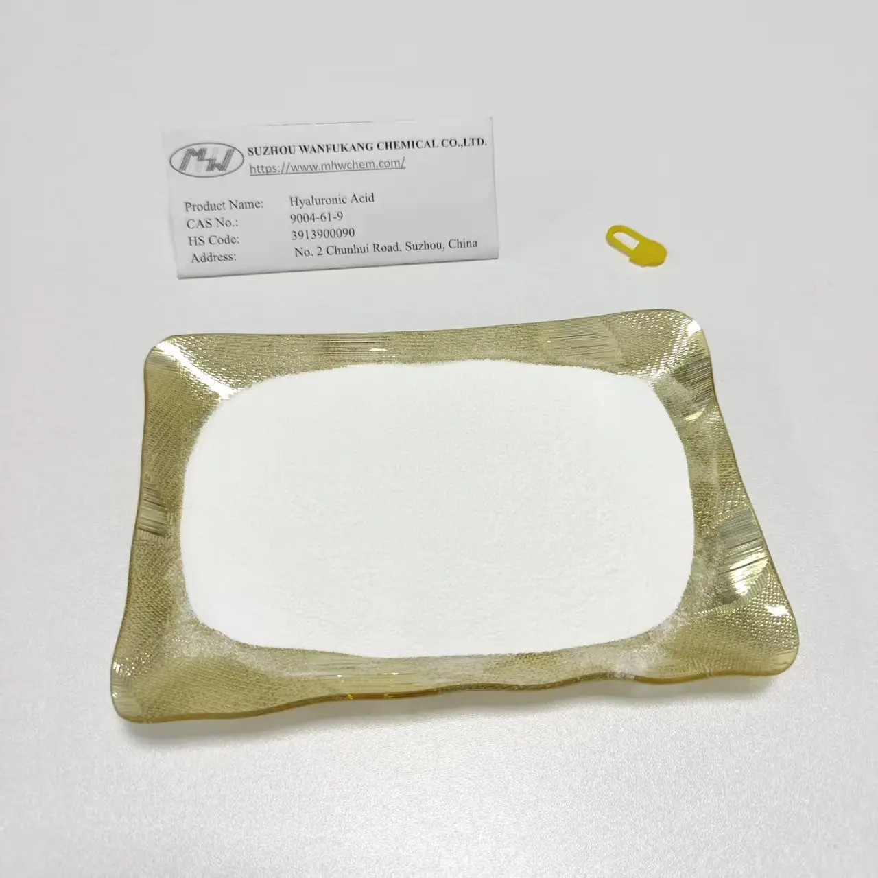 Buy Injection Grade Hyaluronic Acid Powder High Purity CAS No. 9004-61-9 Manufacturer, Company
