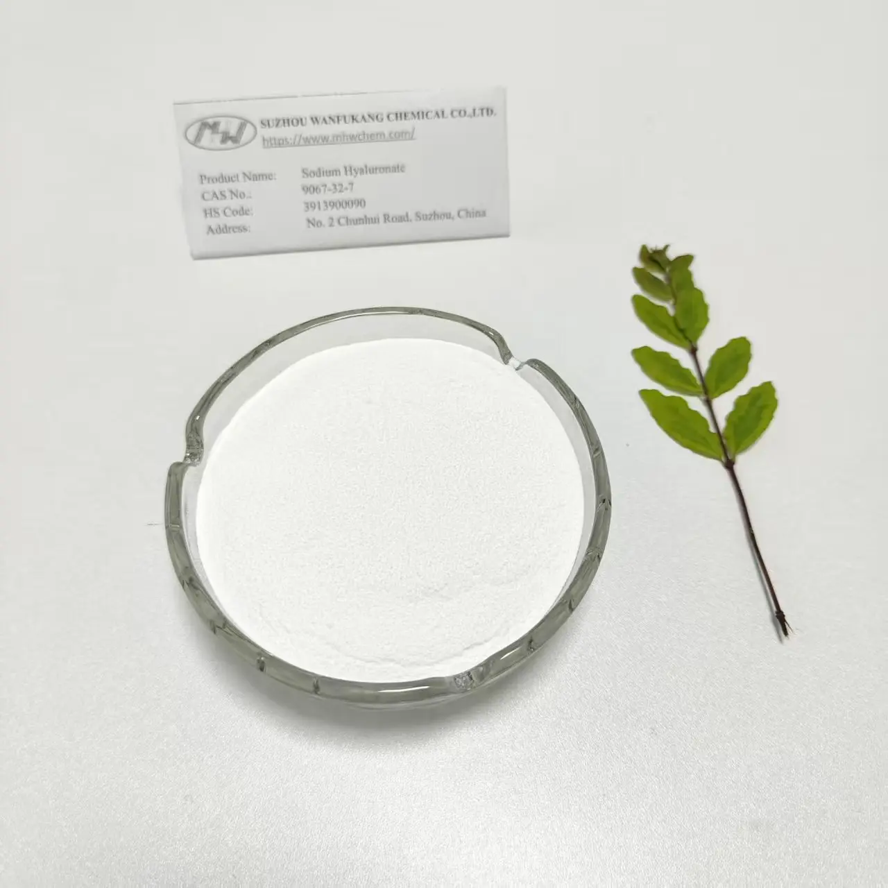 High-Quality Pharmaceutical Grade Sodium Hyaluronate GMP Compliant Exporter, Factory