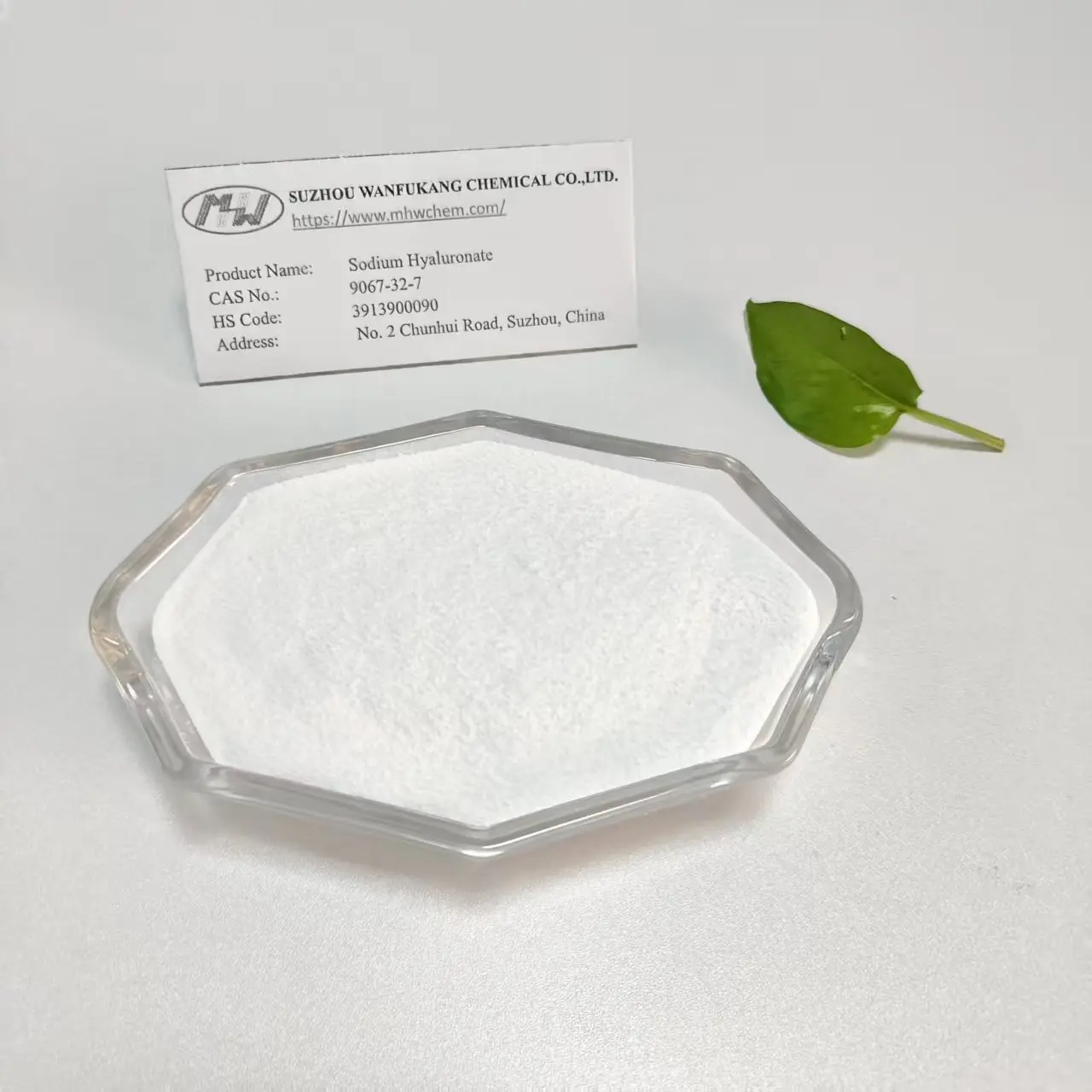 High-Quality Medical Injection Grade Sodium Hyaluronate High Assay Manufacturer, Company