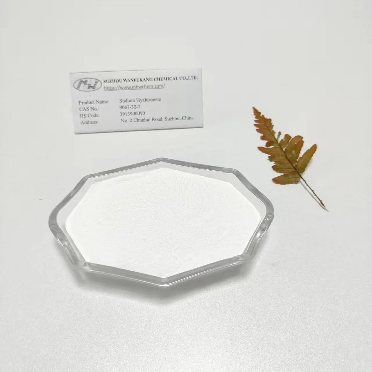 High-Quality Pharmaceutical Grade Sodium Hyaluronate GMP Compliant Exporter, Factory