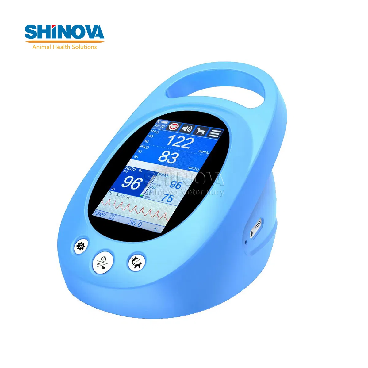 Vet Multi-Parameter Veterinary Patient Monitor Medical Equipment Surgery Hospital Animal Monitor Blood Pressure Veterinary Blood