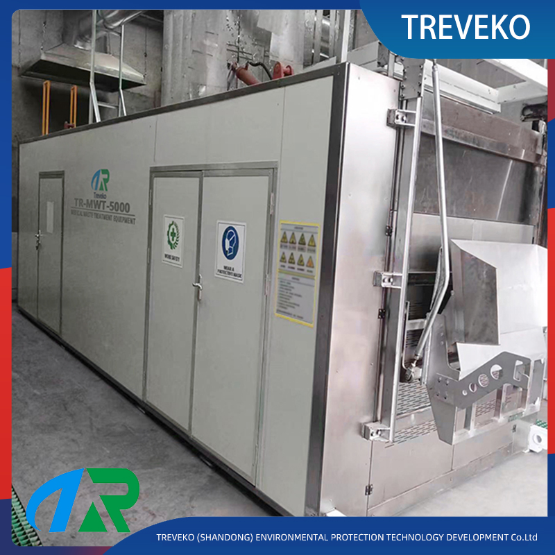 Veterinary Hospital Fixed Microwave Equipment for Comprehensive Clinical and Surgical Waste Treatment