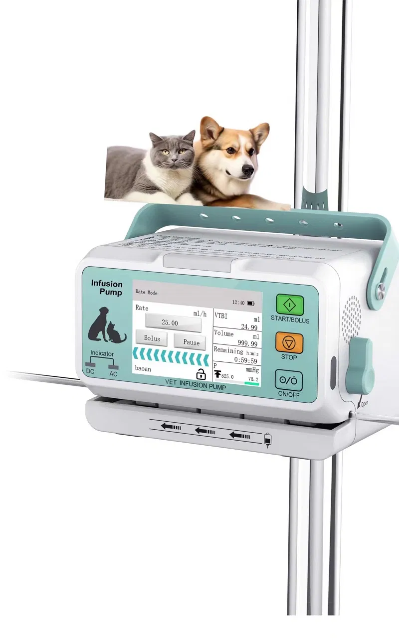 Vet Infusion Pump Veterinary Equipment ICU Infusion Pump Hospital Medical Vet Infusion Pump for Animal Pet