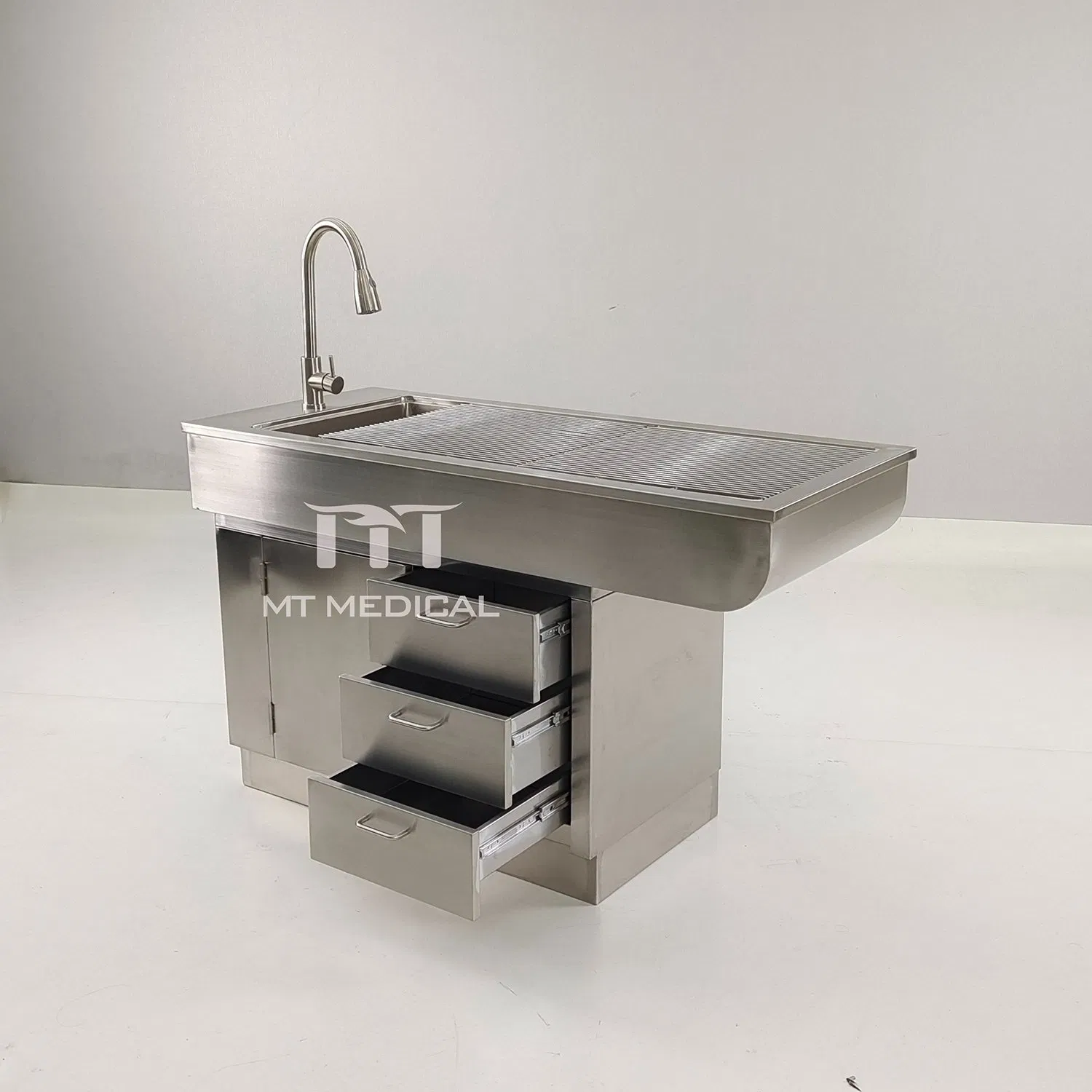 Multi-Functional Veterinary Equipment Vet Dental and Procedure Pet Disposal Stainless Steel Animal Examination Table