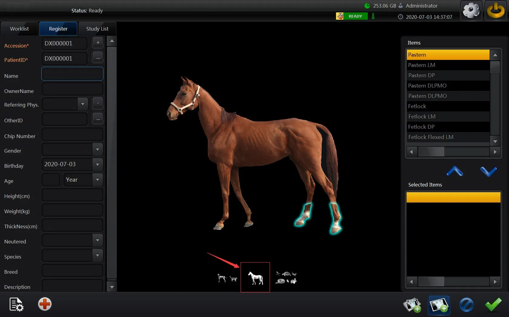 Iray Technology Mars1717V Veterinary Wireless Digital X-ray Flat Panel Detector Price Medical Equipment for Sale