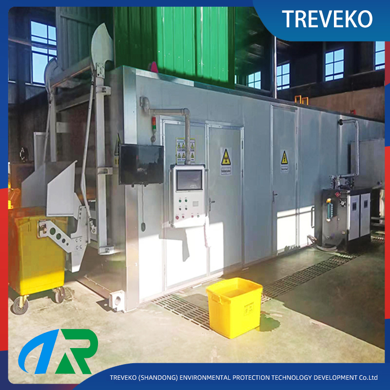 Veterinary Hospital Fixed Microwave Equipment for Comprehensive Clinical and Surgical Waste Treatment