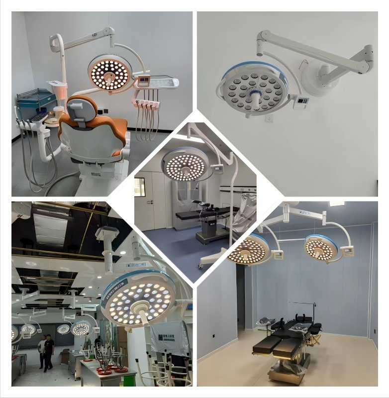 Surgical Lamp Hospital Medical Operating Light Theatre Veterinary Equipment Ceiling Mounted