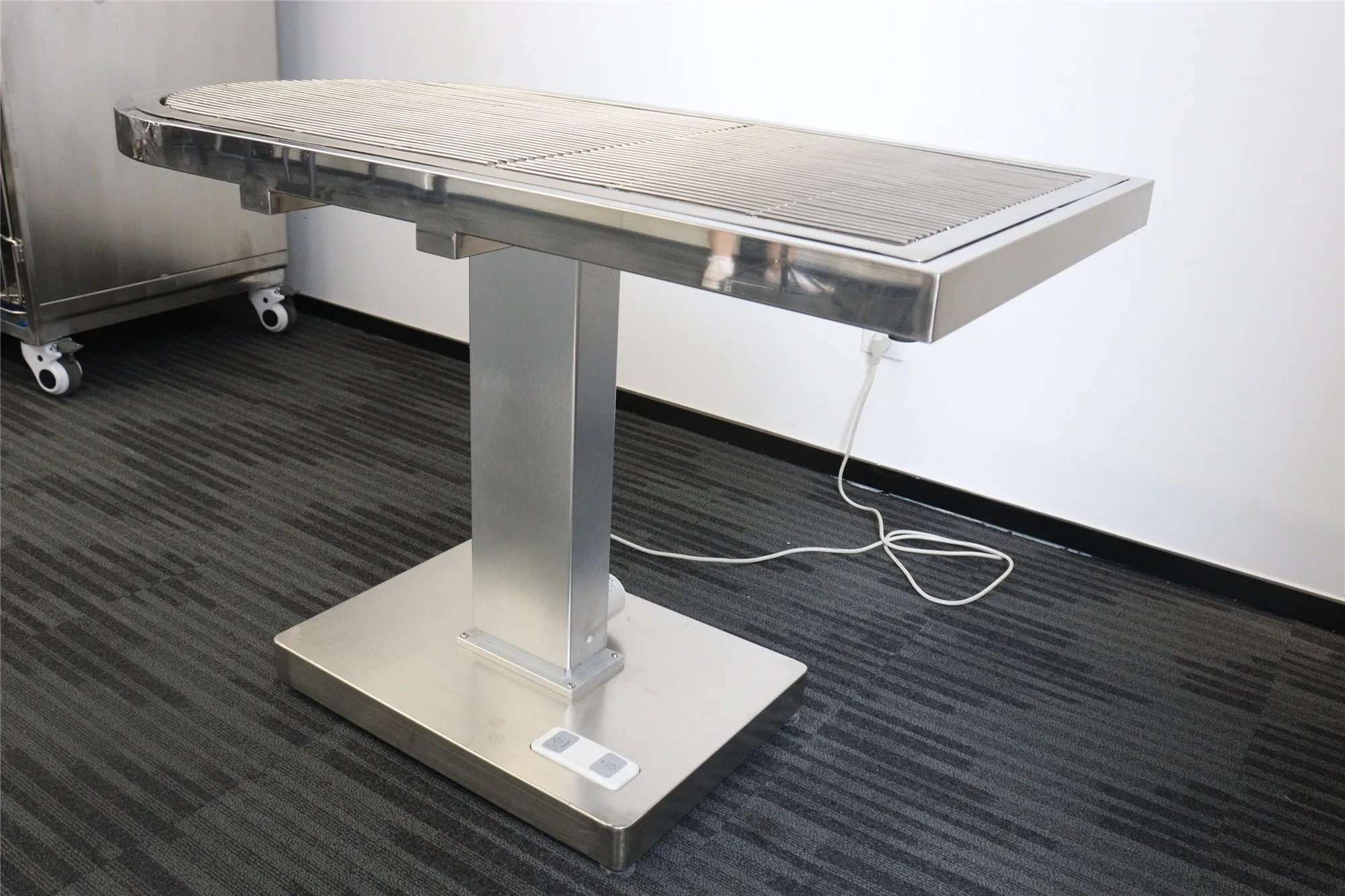 Stainless Steel Veterinary Electric Examination Table Operation Veterinary Surgical Table