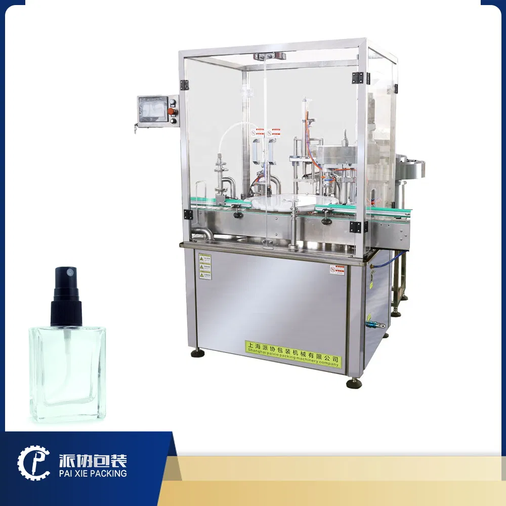 Complete Automatic Pet Bottle Glass Air Freshener Filling Machine