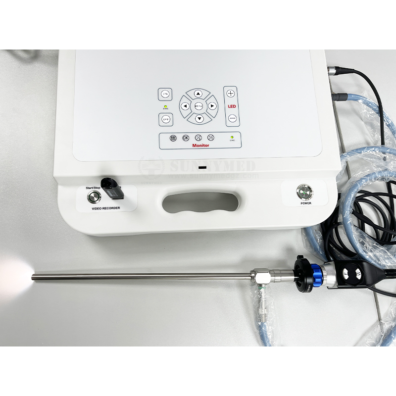 Sy-PS046A Ent 17inch 4 in 1 HD Medical Portable Endoscope Camera System