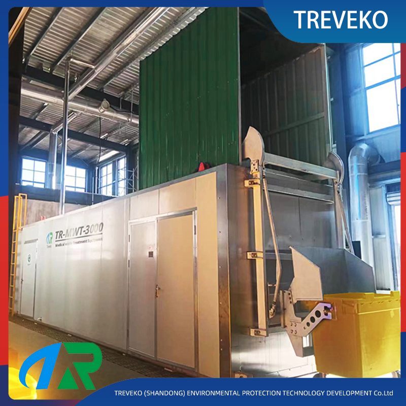 Veterinary Hospital Fixed Microwave Equipment for Comprehensive Clinical and Surgical Waste Treatment