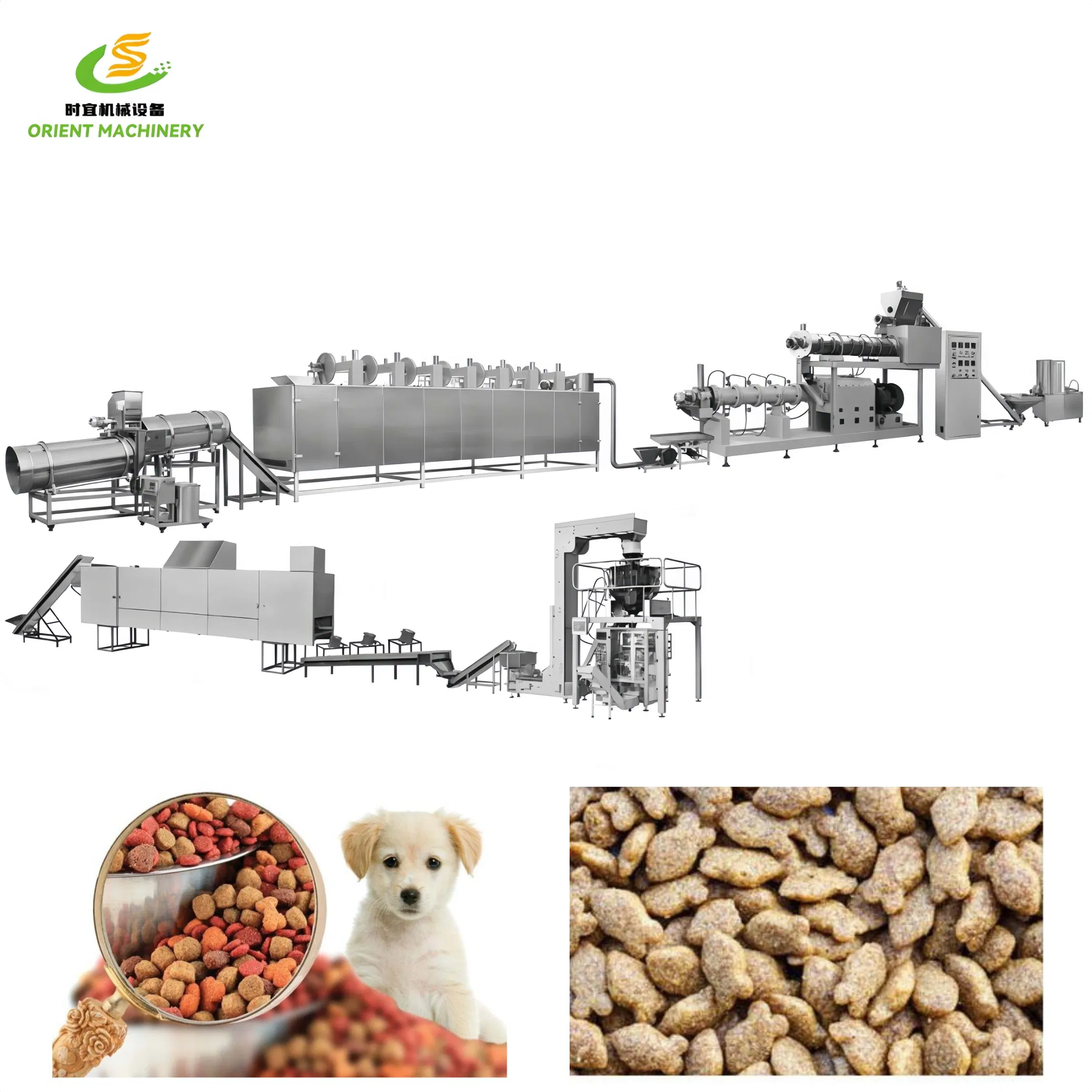 Automatic Pet Dog Food Processing Line Laboratory Double Screw Extrusion Equipment