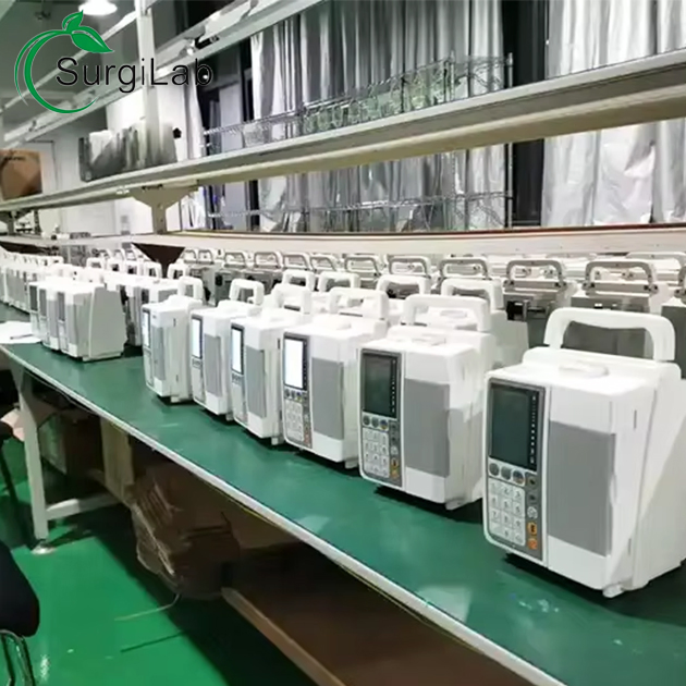 Veterinary Automatic Infusion Pump Portable LCD Screen for Pet ICU Hospital