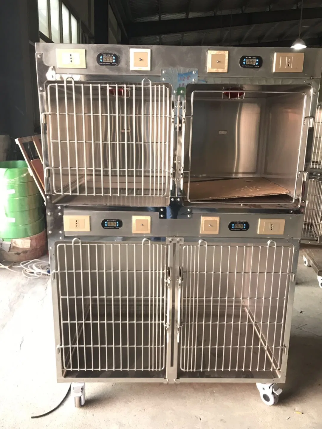 Manufacture Professional Factory Canine Oxygen Chamber Cage Box Cat Condo Cage for Pet Veterinary Recovery Cage
